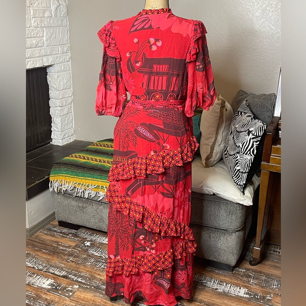 Farm Rio Ruffled Dress - Picture 3 of 12